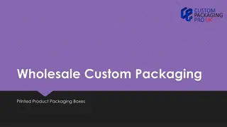 Wholesale Custom Packaging