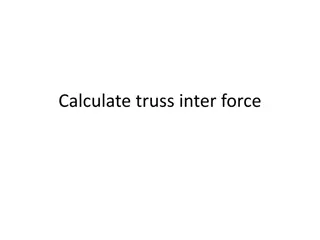 Truss Inter-Force Calculation Illustrated Step-by-Step