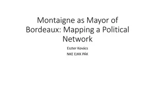 Montaigne as Mayor of Bordeaux: Political Network Mapping