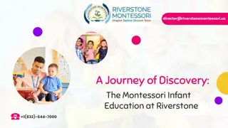 A Journey of Discovery The Montessori Infant Education at Riverstone