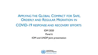 Leveraging the Global Compact for Safe Migration in COVID-19 Response and Recovery Efforts