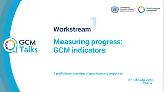 Enhancing Measuring Progress in GCM Indicators