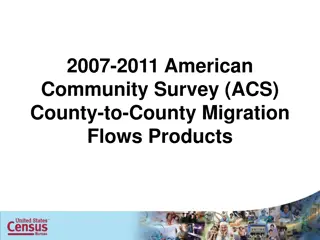 Analysis of County-to-County Migration Patterns in the United States