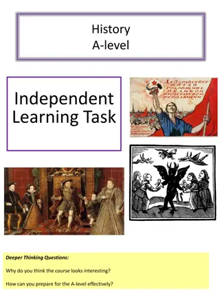 History A-Level Independent Learning Task