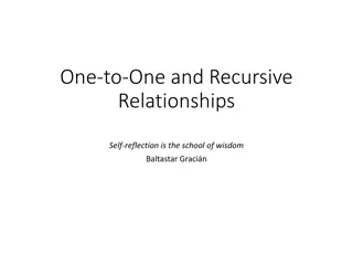 One-to-One and Recursive Relationships in Data Modeling