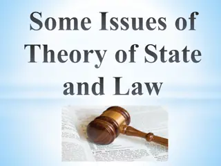 The State and Law: Key Concepts and Perspectives