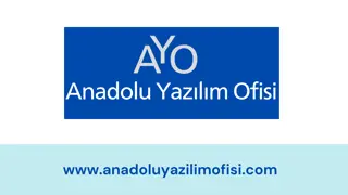 AYO - Anadolu Yazılım Ofisi - eWMS Depo Yönetim Sistemi