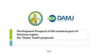 Development Prospects of Southern Kostanay Region: 