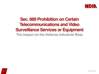 The Impact of Section 889 on Defense Industrial Base