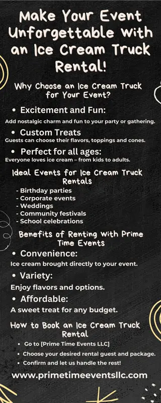 Make Your Event Unforgettable with an Ice Cream Truck Rental!