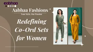 Aabhaa Fashion  Redefining Co-Ord Sets for Women