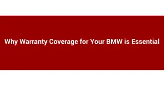 Why Warranty Coverage for Your BMW is Essential