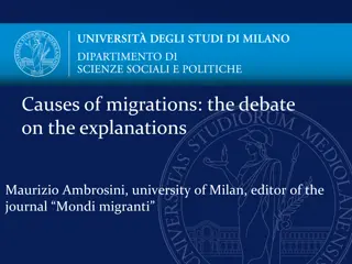 Debates on Migration Causes: Macro vs. Micro Explanations