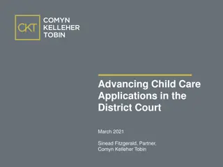 Child Care Orders in the District Court