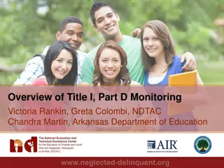 Overview of Title I, Part D Monitoring in Education