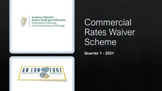 Commercial Rates Waiver Scheme for First Quarter 2021