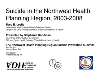 Analysis of Suicide in the Northwest Health Planning Region (2003-2008)