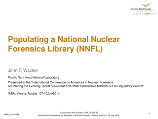 National Nuclear Forensics Library Development Overview