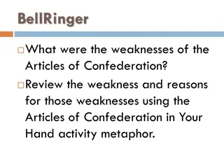 Weaknesses of the Articles of Confederation and Land Policies Explained