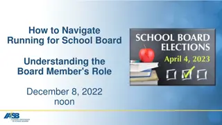 Understanding School Board Member's Role and Navigating Elections