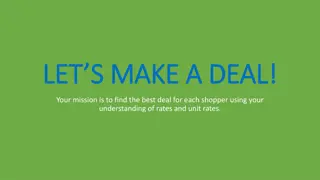 Find the Best Deals - Let's Make a Deal Shopping Challenge