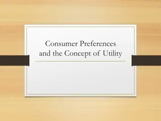 Consumer Preferences and Utility Concepts in Economics