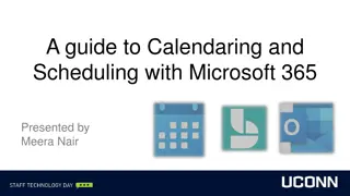 Microsoft 365 Calendaring and Scheduling Guide with Meera Nair