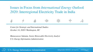 Interregional Electricity Trade in India: Analysis and Outlook