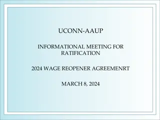 UCONN-AAUP Informational Meeting for Ratification 2024 Wage Reopener Agreement