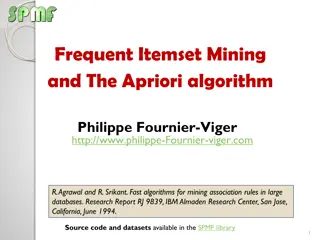 Frequent Itemset Mining and the Apriori Algorithm