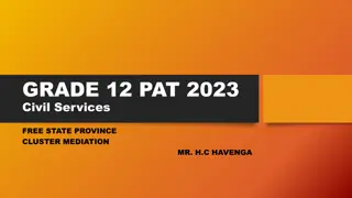 Key Points for Grade 12 PAT 2023 in Civil Services & Woodworking