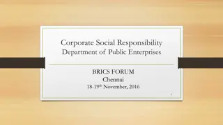 Corporate Social Responsibility Legislation in India - Overview