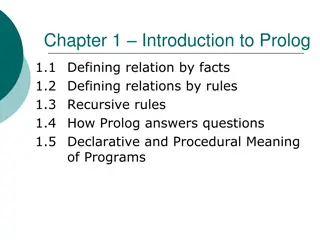 Overview of Prolog Programming Paradigm