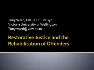 Exploring Restorative Justice and Offender Rehabilitation Frameworks