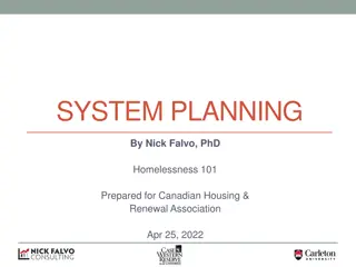 Revamping Homeless Services: A Critical Look at System Planning and Coordination