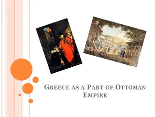 Ottoman Occupation of Greece and Its Impact on the Greek Population