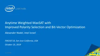 Anytime Weighted MaxSAT with Improved Polarity Selection and Bit-Vector Optimization