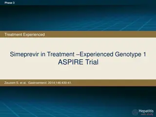 Simeprevir Treatment in HCV Genotype 1: ASPIRE Trial Results