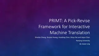 PRIMT: A Pick-Revise Framework for Interactive Machine Translation