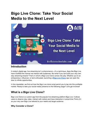 Bigo Live Clone_ Take Your Social Media to the Next Level