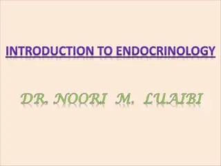 Overview of Endocrinology: Coordination of Body Functions by Chemical Messengers