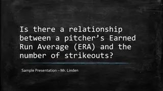 Exploring Pitcher's ERA and Strikeout Relationship in Baseball