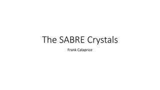 Progress Update on SABRE Crystal Growth Project