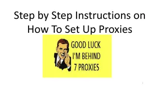 Step-by-Step Guide on Setting Up Proxies