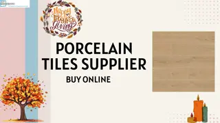 Thanksgiving Special: 45% Off Premium Porcelain Tiles