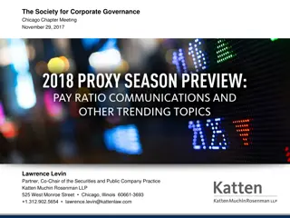 Corporate Governance and Proxy Season Developments Overview