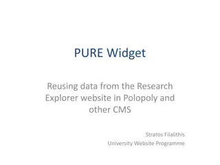 Comprehensive Overview of PURE Widget Integration for University Websites