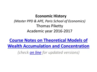 Theoretical Models of Wealth Accumulation and Concentration