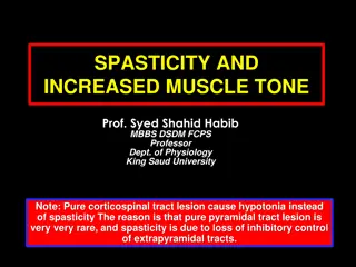 Spasticity and Muscle Tone Disorders