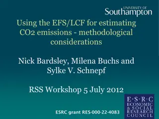 Methodological Considerations in Estimating CO2 Emissions Using EFS/LCF